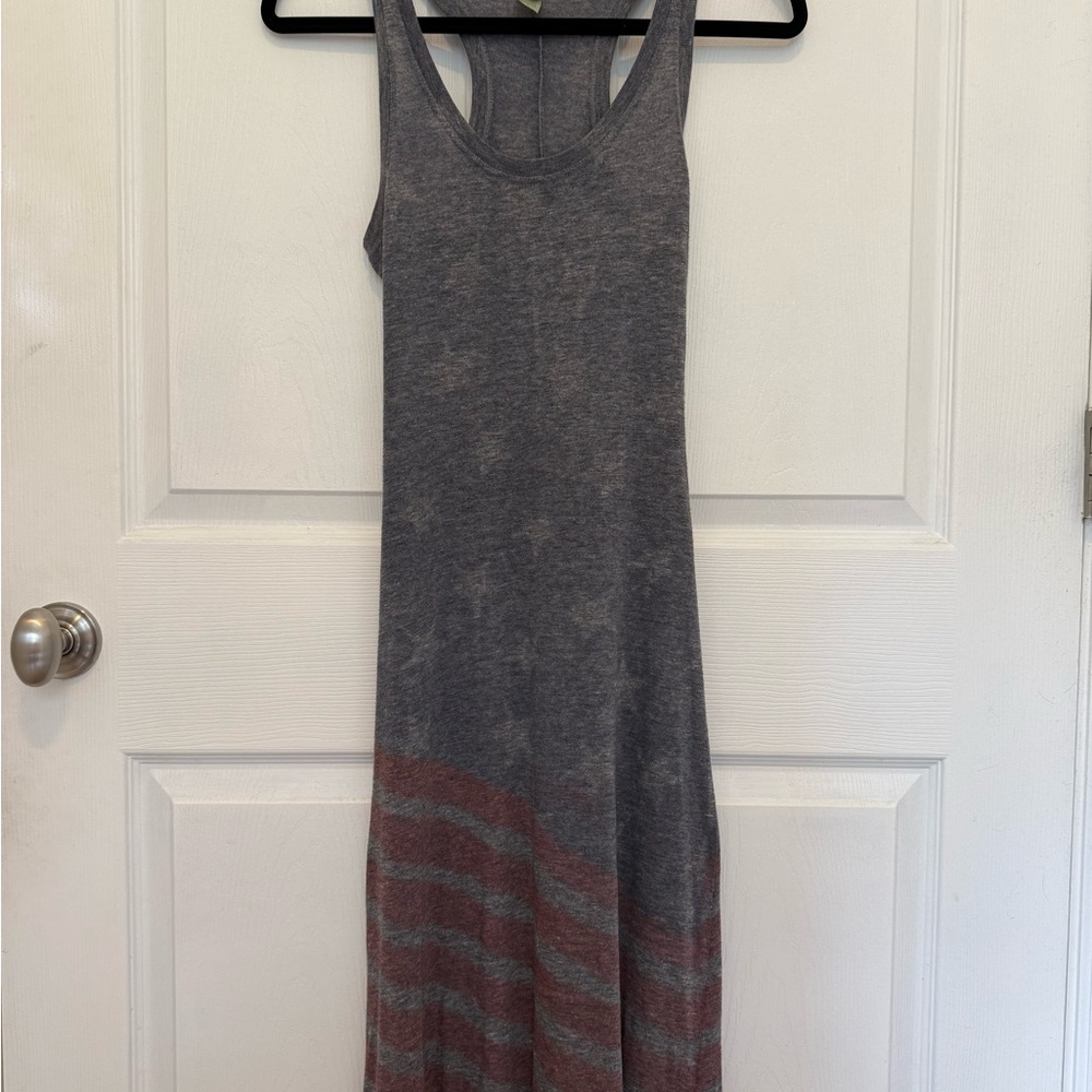 💥⚡️Alternative Earth American Flag Jersey Knit Maxi Dress
